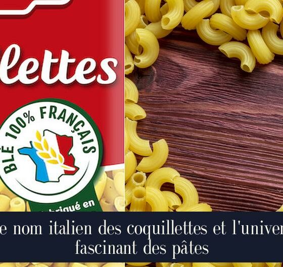Le nom italien des coquillettes et l'univers fascinant des pâtes