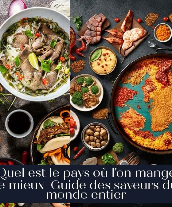 Quel est le pays où l'on mange le mieux Guide des saveurs du monde entier