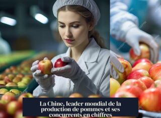 La Chine, leader mondial de la production de pommes et ses concurrents en chiffres