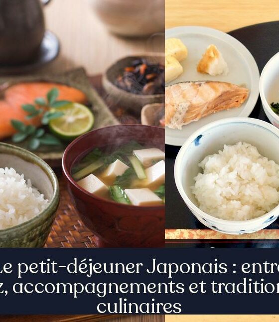 Le petit-déjeuner Japonais : entre riz, accompagnements et traditions culinaires