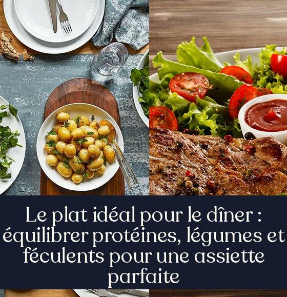 Le plat idéal pour le dîner : équilibrer protéines, légumes et féculents pour une assiette parfaite