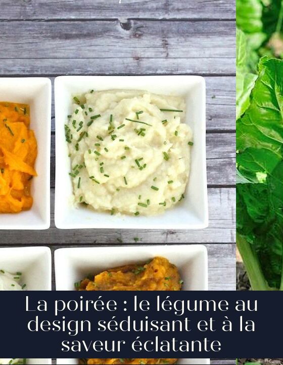 La poirée : le légume au design séduisant et à la saveur éclatante