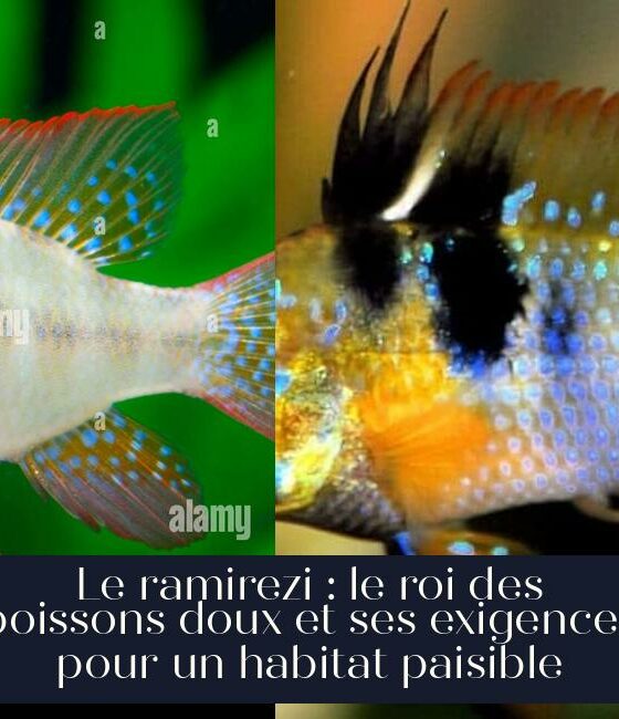 Le ramirezi : le roi des poissons doux et ses exigences pour un habitat paisible