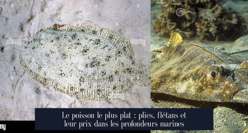Le poisson le plus plat : plies, flétans et leur prix dans les profondeurs marines