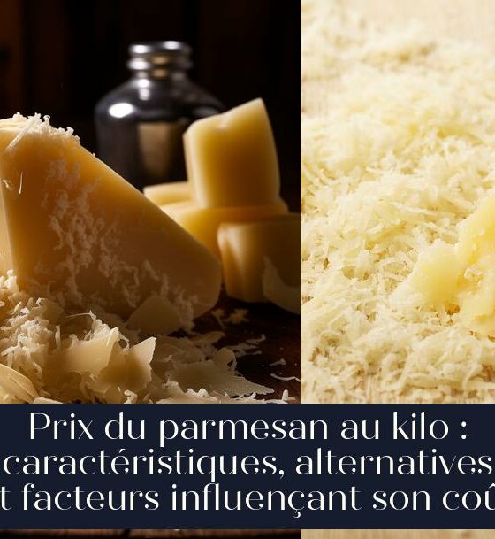 Prix du parmesan au kilo : caractéristiques, alternatives et facteurs influençant son coût