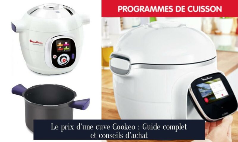Le prix d'une cuve Cookeo : Guide complet et conseils d'achat