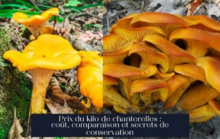 Prix du kilo de chanterelles : coût, comparaison et secrets de conservation