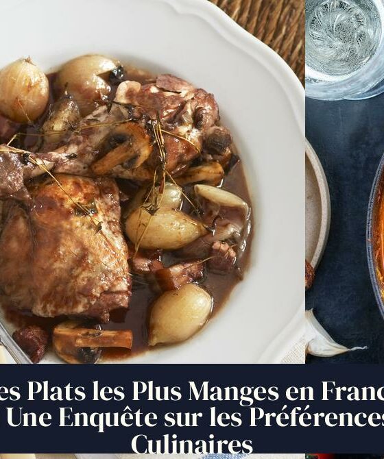 Les Plats les Plus Manges en France : Une Enquête sur les Préférences Culinaires