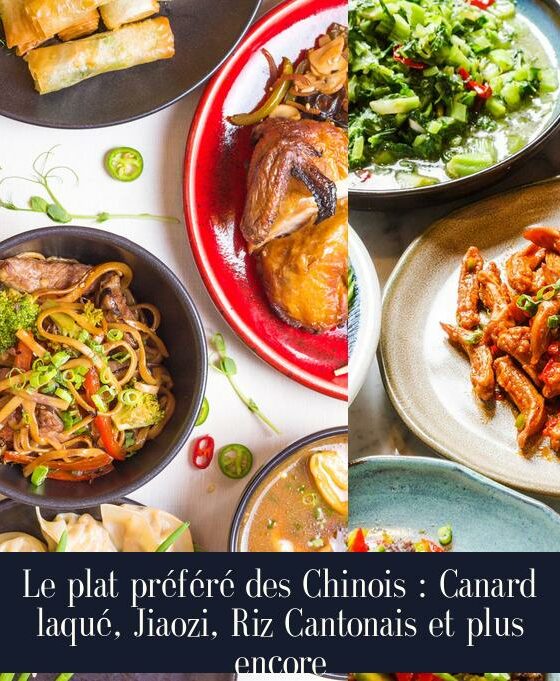 Le plat préféré des Chinois : Canard laqué, Jiaozi, Riz Cantonais et plus encore