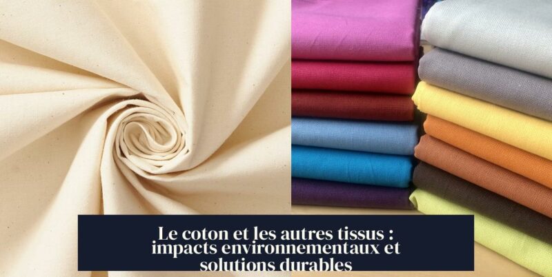 Le coton et les autres tissus : impacts environnementaux et solutions durables