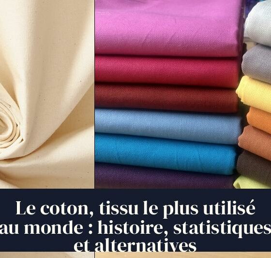 Le coton, tissu le plus utilisé au monde : histoire, statistiques et alternatives