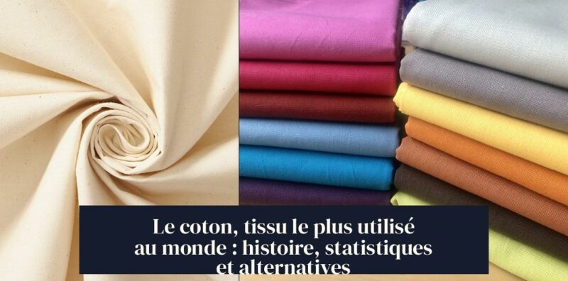 Le coton, tissu le plus utilisé au monde : histoire, statistiques et alternatives