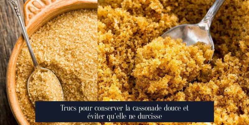 Trucs pour conserver la cassonade douce et éviter qu'elle ne durcisse