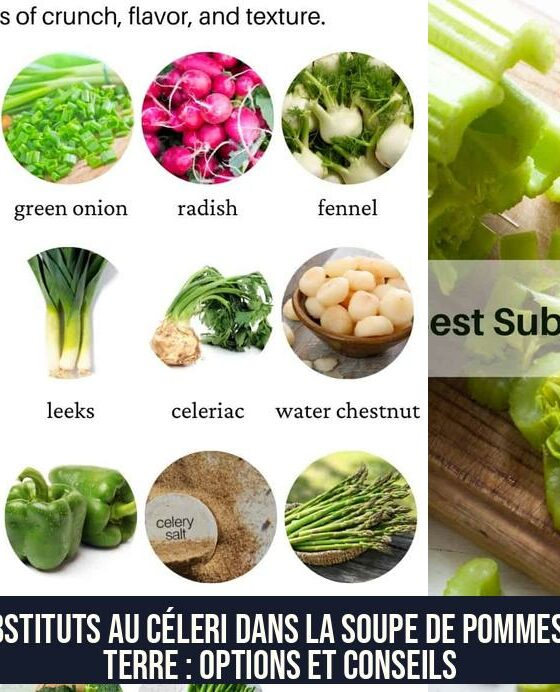 Substituts au céleri dans la soupe de pommes de terre : options et conseils