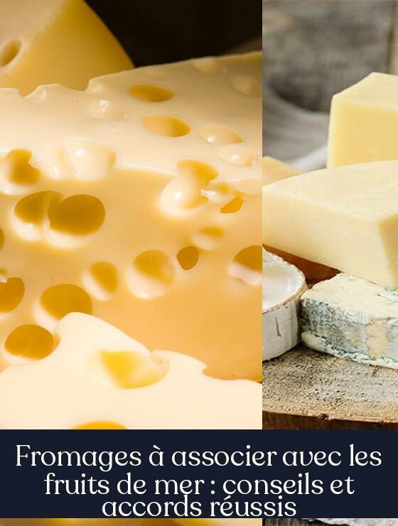 Fromages à associer avec les fruits de mer : conseils et accords réussis