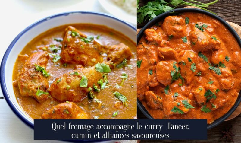 Quel fromage accompagne le curry Paneer, cumin et alliances savoureuses