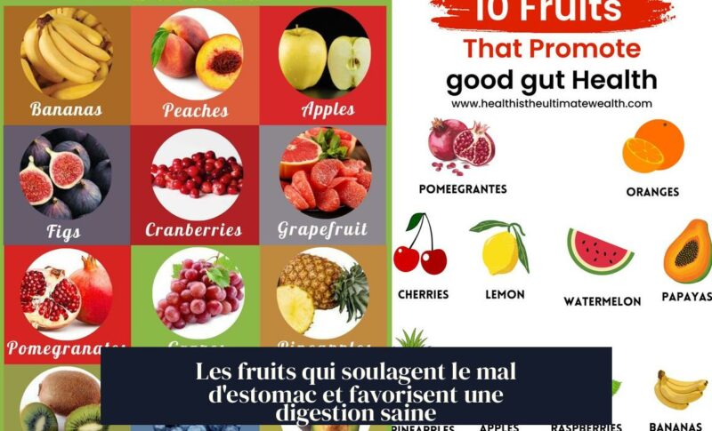 Les fruits qui soulagent le mal d'estomac et favorisent une digestion saine