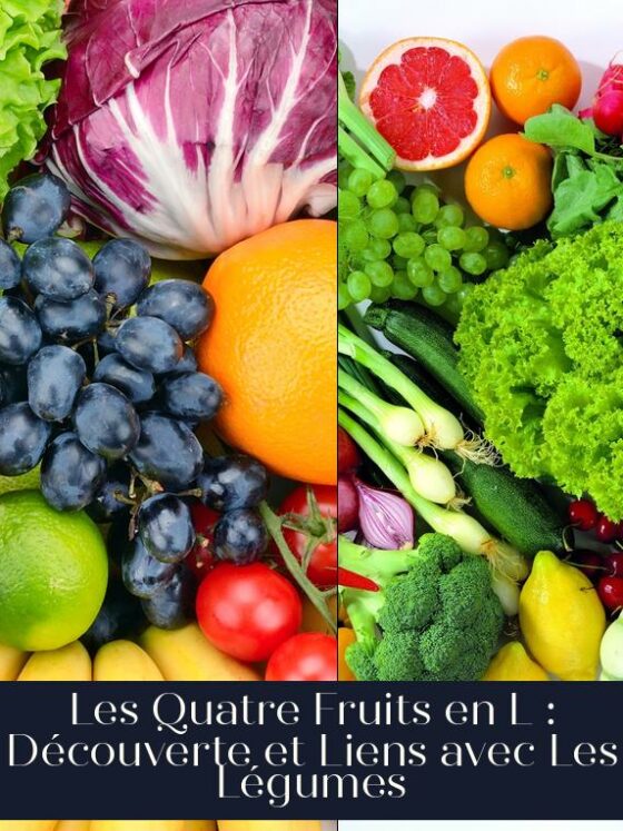 Les Quatre Fruits en L : Découverte et Liens avec Les Légumes