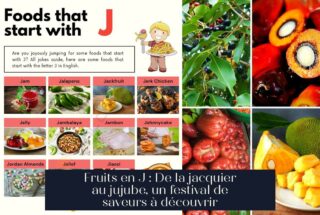 Fruits en J : De la jacquier au jujube, un festival de saveurs à découvrir