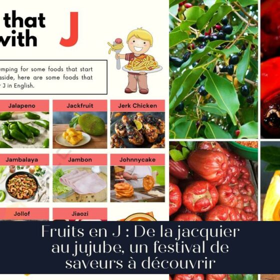 Fruits en J : De la jacquier au jujube, un festival de saveurs à découvrir