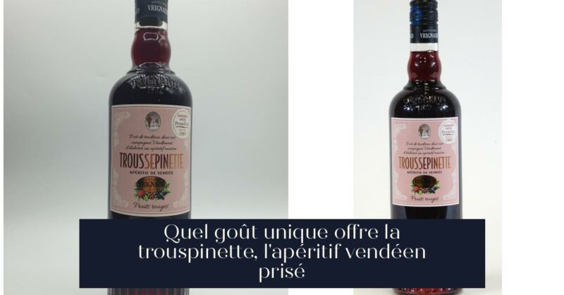 Quel goût unique offre la trouspinette, l'apéritif vendéen prisé