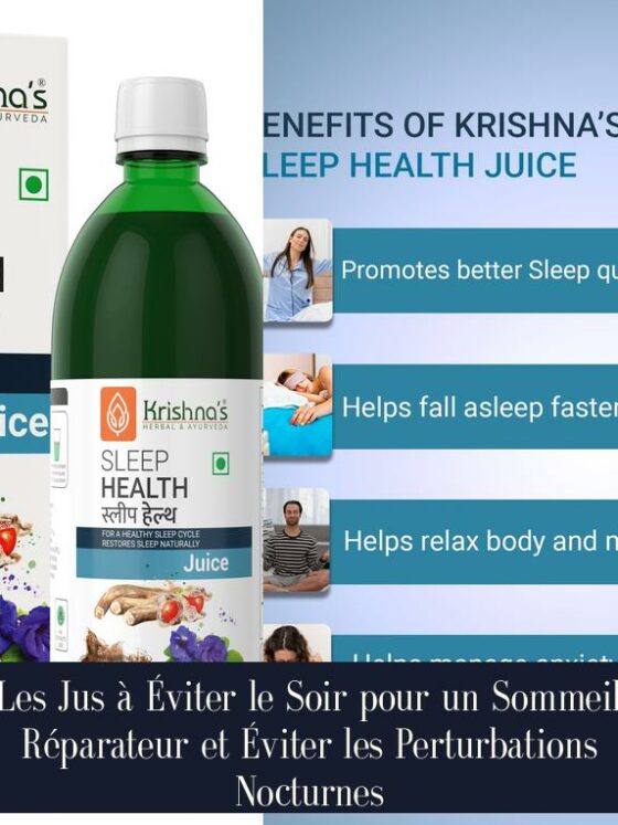 Les Jus à Éviter le Soir pour un Sommeil Réparateur et Éviter les Perturbations Nocturnes