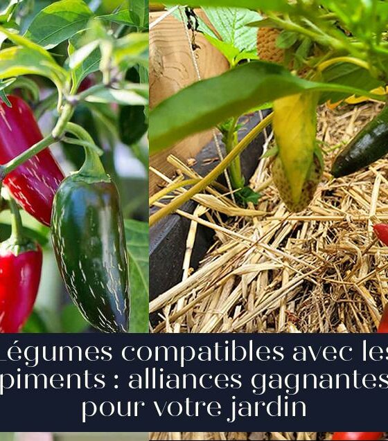 Légumes compatibles avec les piments : alliances gagnantes pour votre jardin