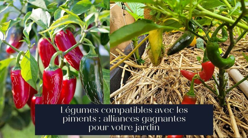 Légumes compatibles avec les piments : alliances gagnantes pour votre jardin