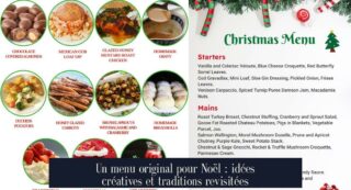 Un menu original pour Noël : idées créatives et traditions revisitées