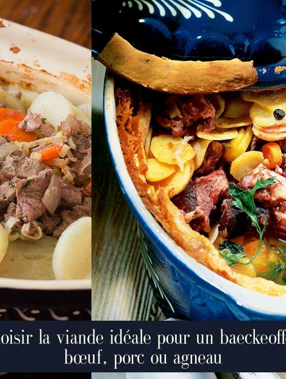 Choisir la viande idéale pour un baeckeoffe : bœuf, porc ou agneau