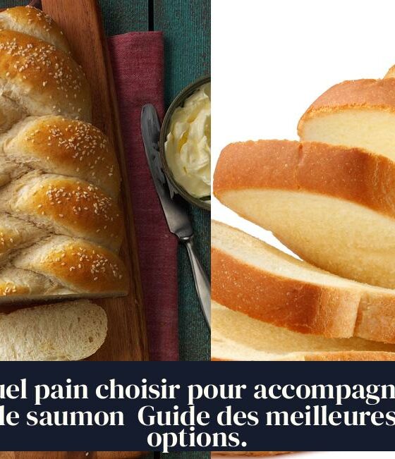 Quel pain choisir pour accompagner le saumon Guide des meilleures options.