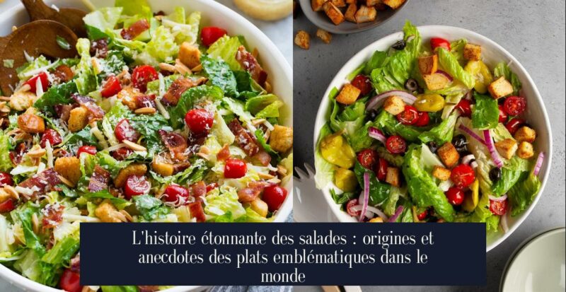 L'histoire étonnante des salades : origines et anecdotes des plats emblématiques dans le monde