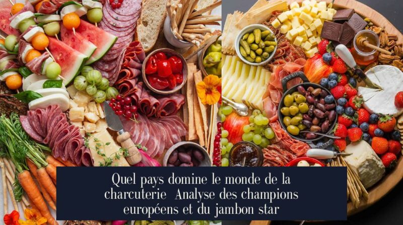Quel pays domine le monde de la charcuterie Analyse des champions européens et du jambon star