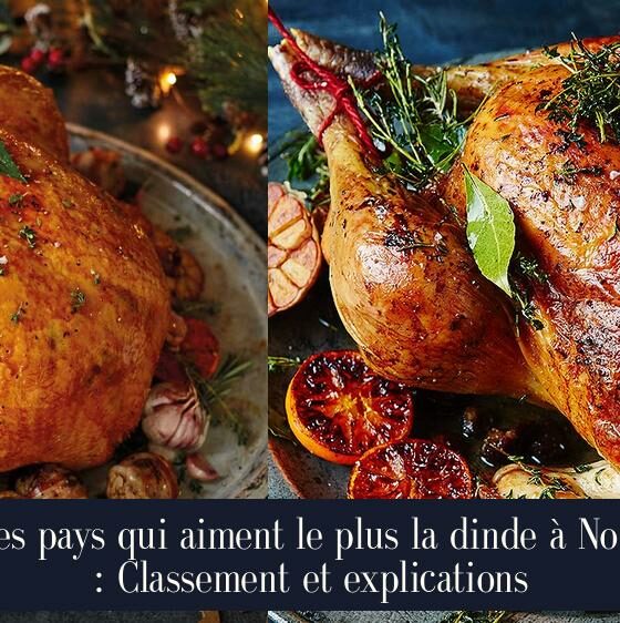 Les pays qui aiment le plus la dinde à Noël : Classement et explications