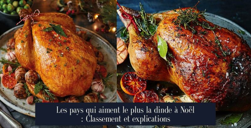 Les pays qui aiment le plus la dinde à Noël : Classement et explications