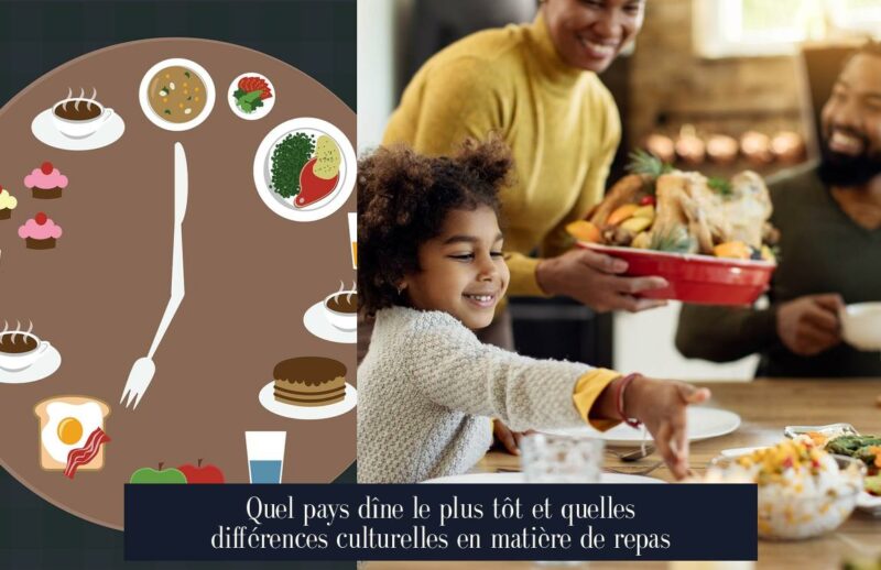 Quel pays dîne le plus tôt et quelles différences culturelles en matière de repas