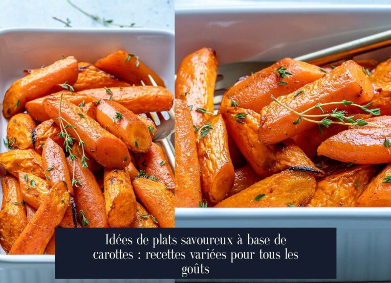 Idées de plats savoureux à base de carottes : recettes variées pour tous les goûts