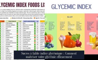 Sucres à faible indice glycémique : Comment maîtriser votre glycémie efficacement