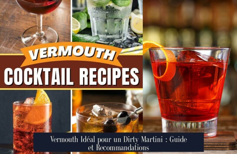 Vermouth Idéal pour un Dirty Martini : Guide et Recommandations