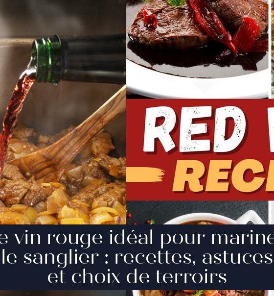 Le vin rouge idéal pour mariner le sanglier : recettes, astuces et choix de terroirs