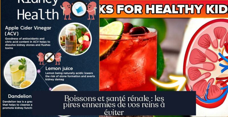 Boissons et santé rénale : les pires ennemies de vos reins à éviter