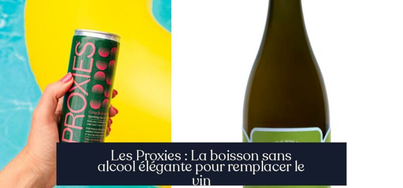 Les Proxies : La boisson sans alcool élégante pour remplacer le vin
