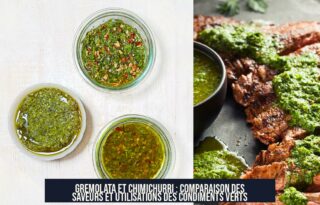 Gremolata et Chimichurri : Comparaison des Saveurs et Utilisations des Condiments Verts