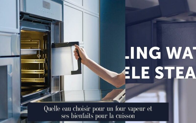 Quelle eau choisir pour un four vapeur et ses bienfaits pour la cuisson