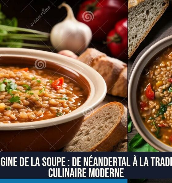 L'origine de la soupe : De Néandertal à la tradition culinaire moderne