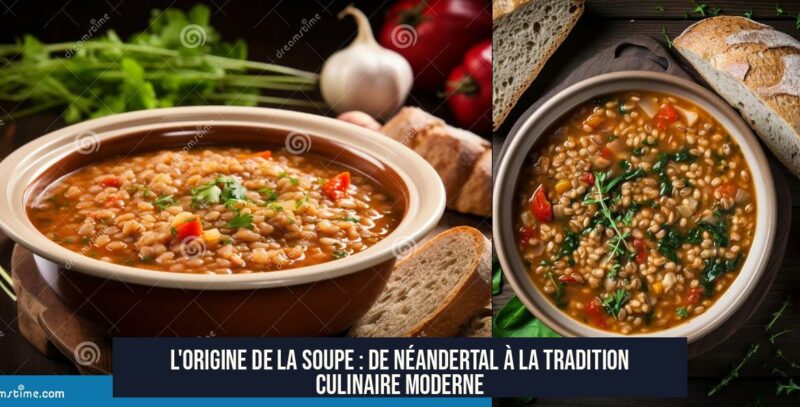 L'origine de la soupe : De Néandertal à la tradition culinaire moderne