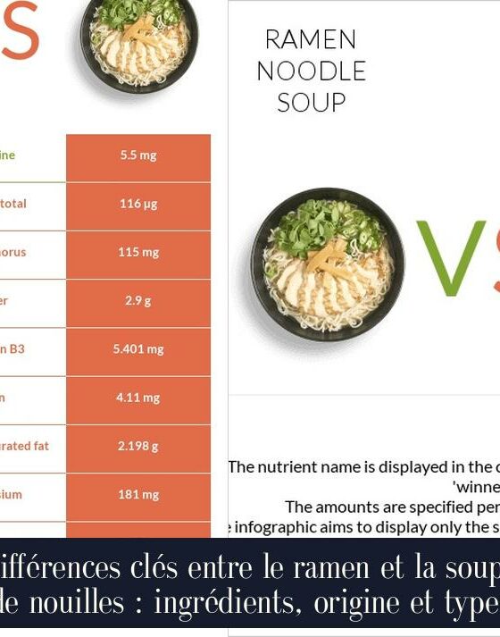 Différences clés entre le ramen et la soupe de nouilles : ingrédients, origine et types