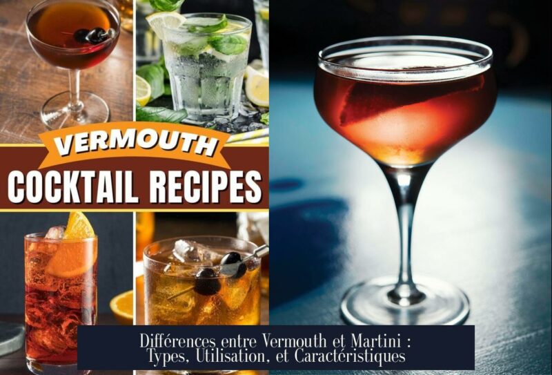 Différences entre Vermouth et Martini : Types, Utilisation, et Caractéristiques