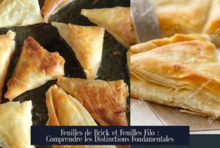 Feuilles de Brick et Feuilles Filo : Comprendre les Distinctions Fondamentales