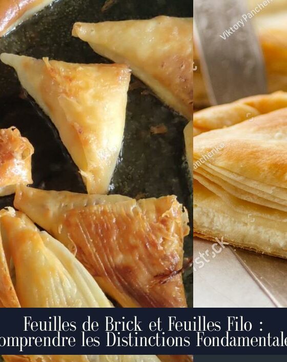 Feuilles de Brick et Feuilles Filo : Comprendre les Distinctions Fondamentales